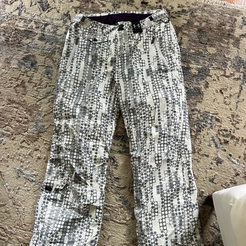 Under Armour Black and White Patterned Pants